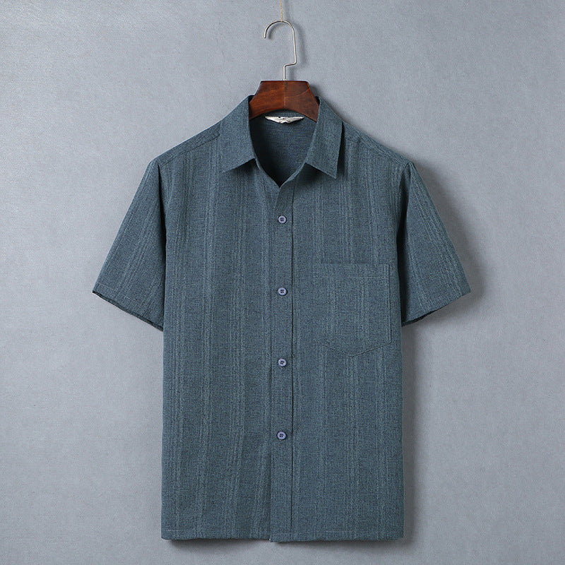 Summer old dad clothes Middle age Men's T shirt