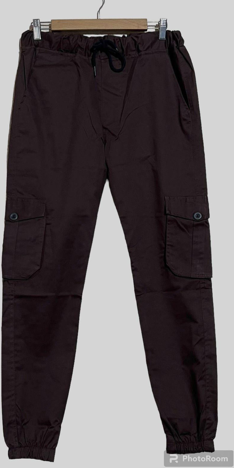 1pc men's cotton plain Cargo pants