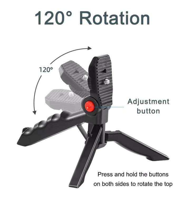 Bluetooth tripod selfie stick & Holder – Complete Video Making Set for Vlogging, Microphone and LED light