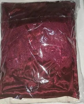 Women's Stitched Silk Lace-Work Night Suit / Shirt / Trouser sleep wear