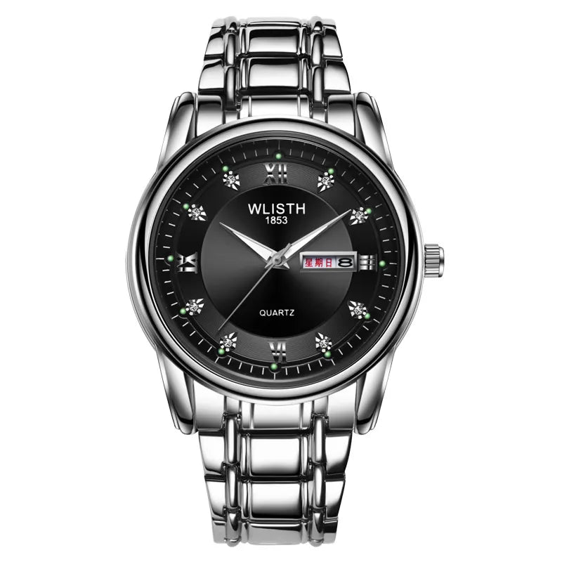 Swiss Brand Men's Outdoor Quartz Watch: Business, Waterproof, Luminous, Fashion.