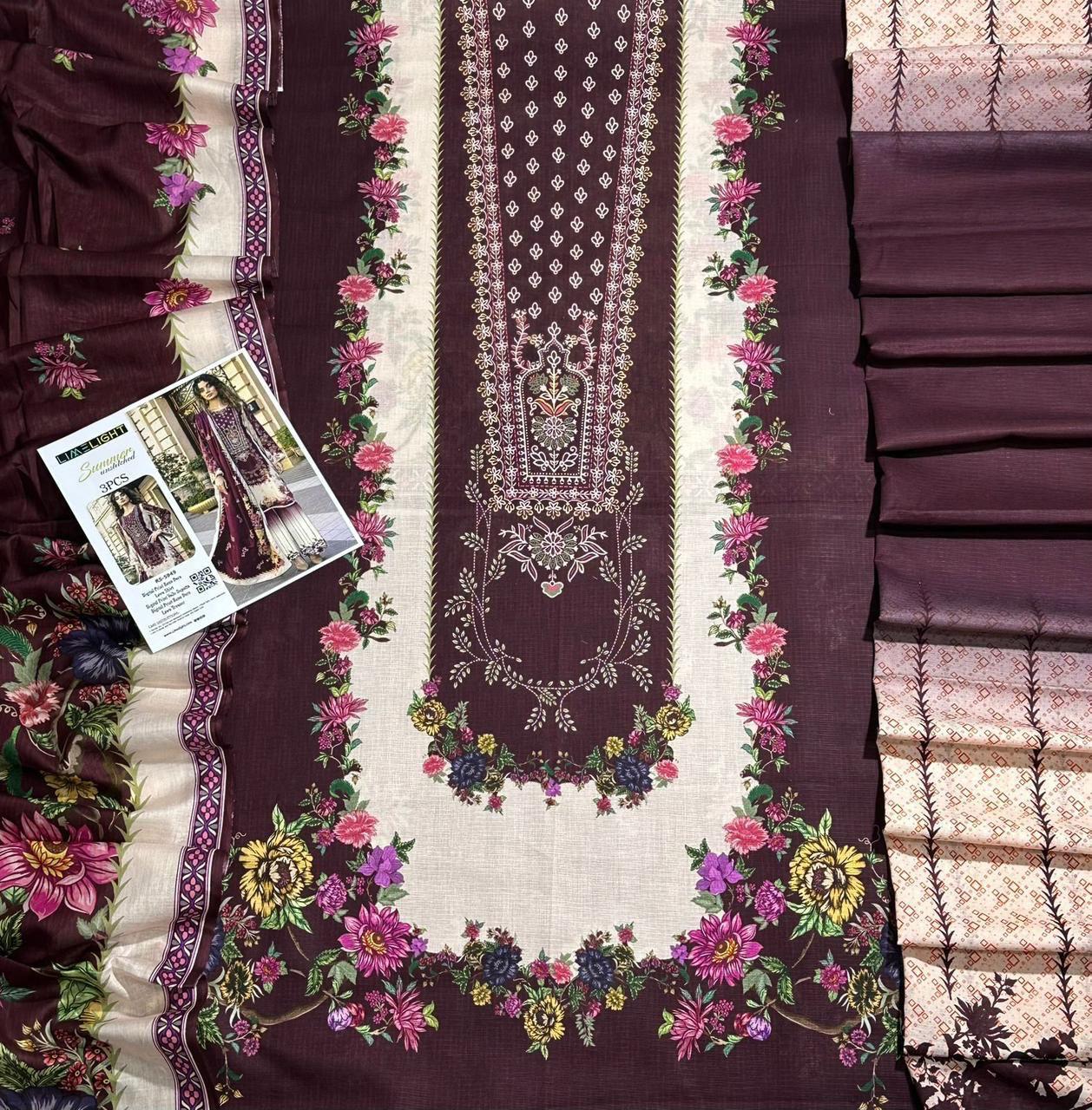 Limelight Banadora printed lawn shirt, trouser & dupatta