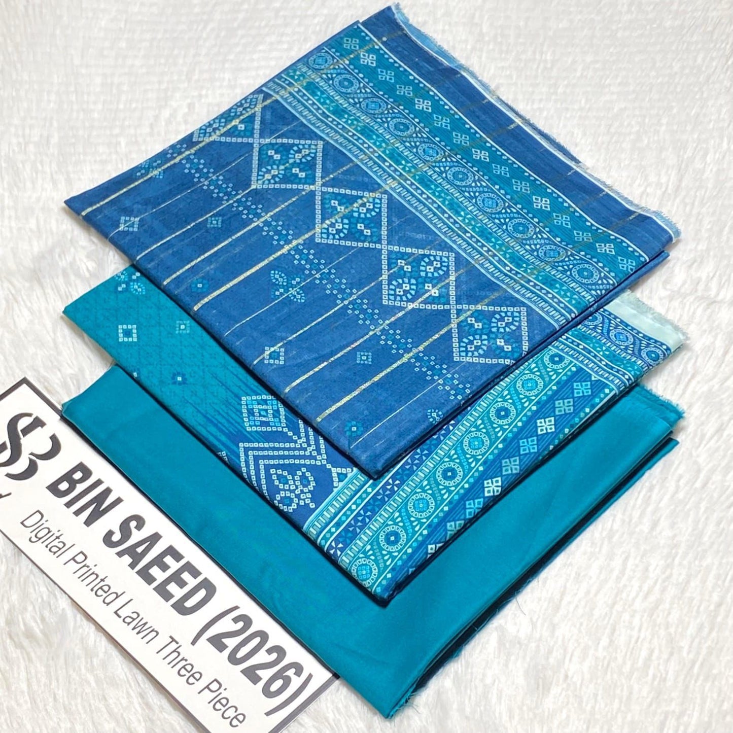Bin Saeed Lawn 12 colors