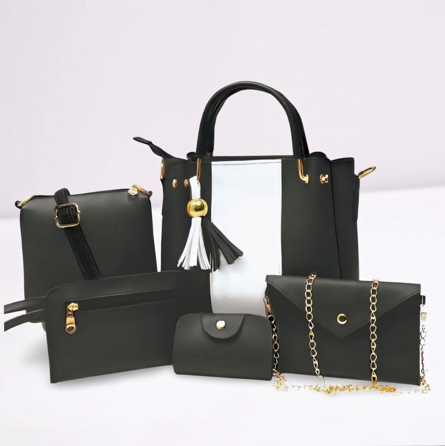 ⭐ *5 PCS Ladies high quality bags* Buy 1 Get 5 bags