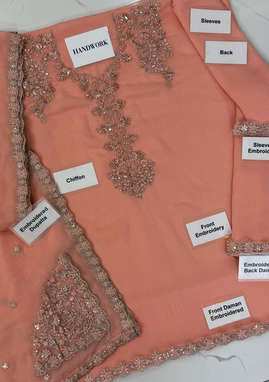 Iznik,UE-479 Luxury Formals, Chiffon & Malai