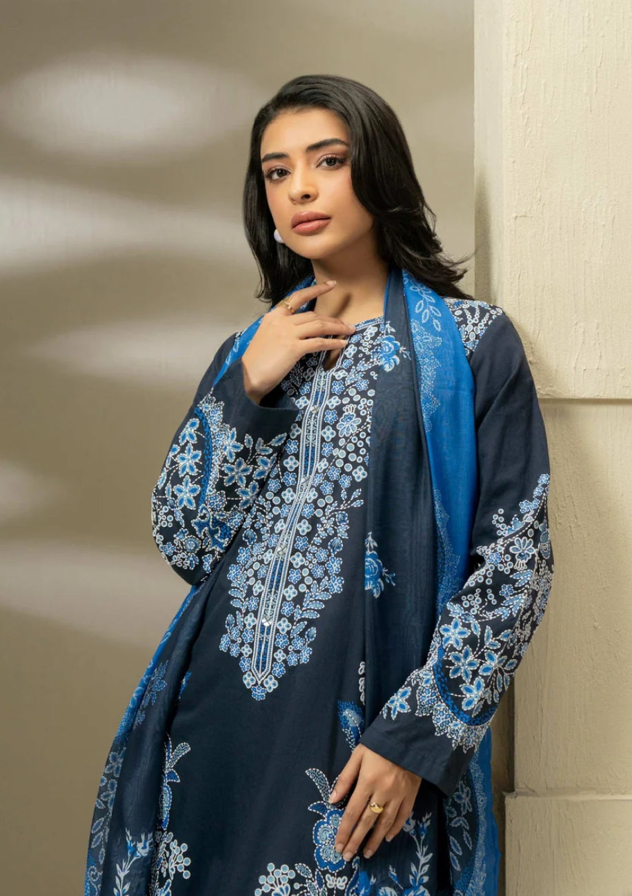 3 piece Cambric suit Printed Pret
