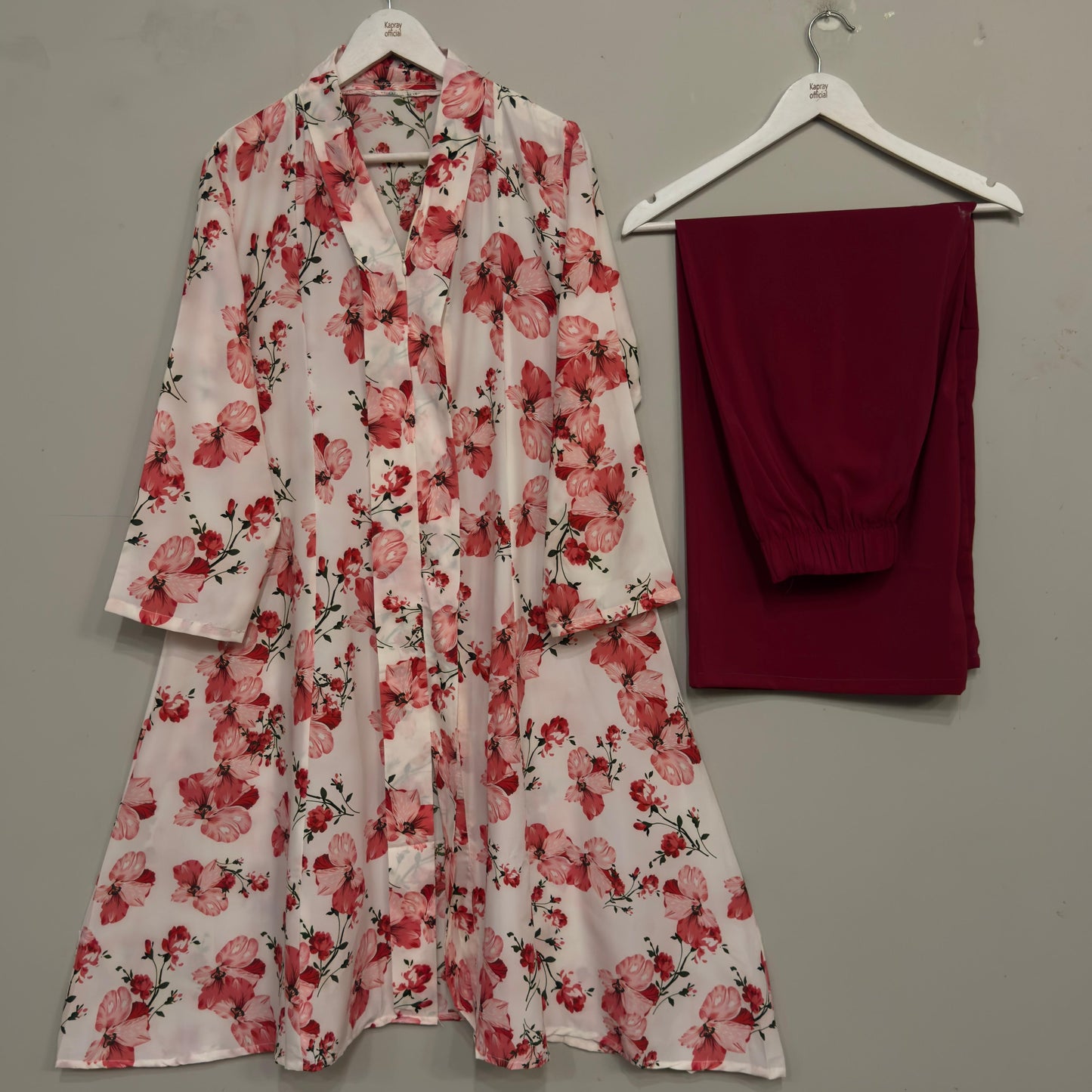 Women's Long Shirt 2pc Suit