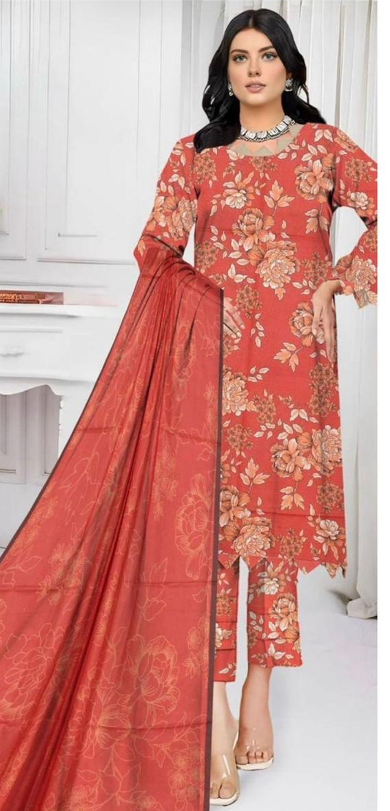 Fabric Lawn Banadora, Printed Lawn Banadora Shirt