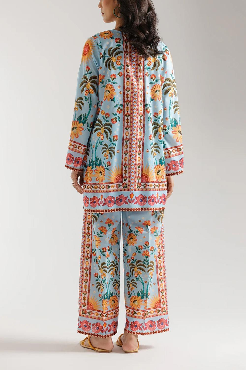 Everyday wear floral shirt and trouser