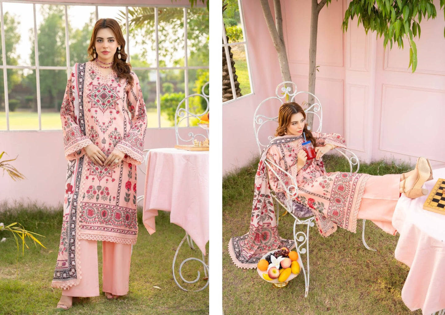 RAABI-Printed Luxury Lawn Shirt 9 colors