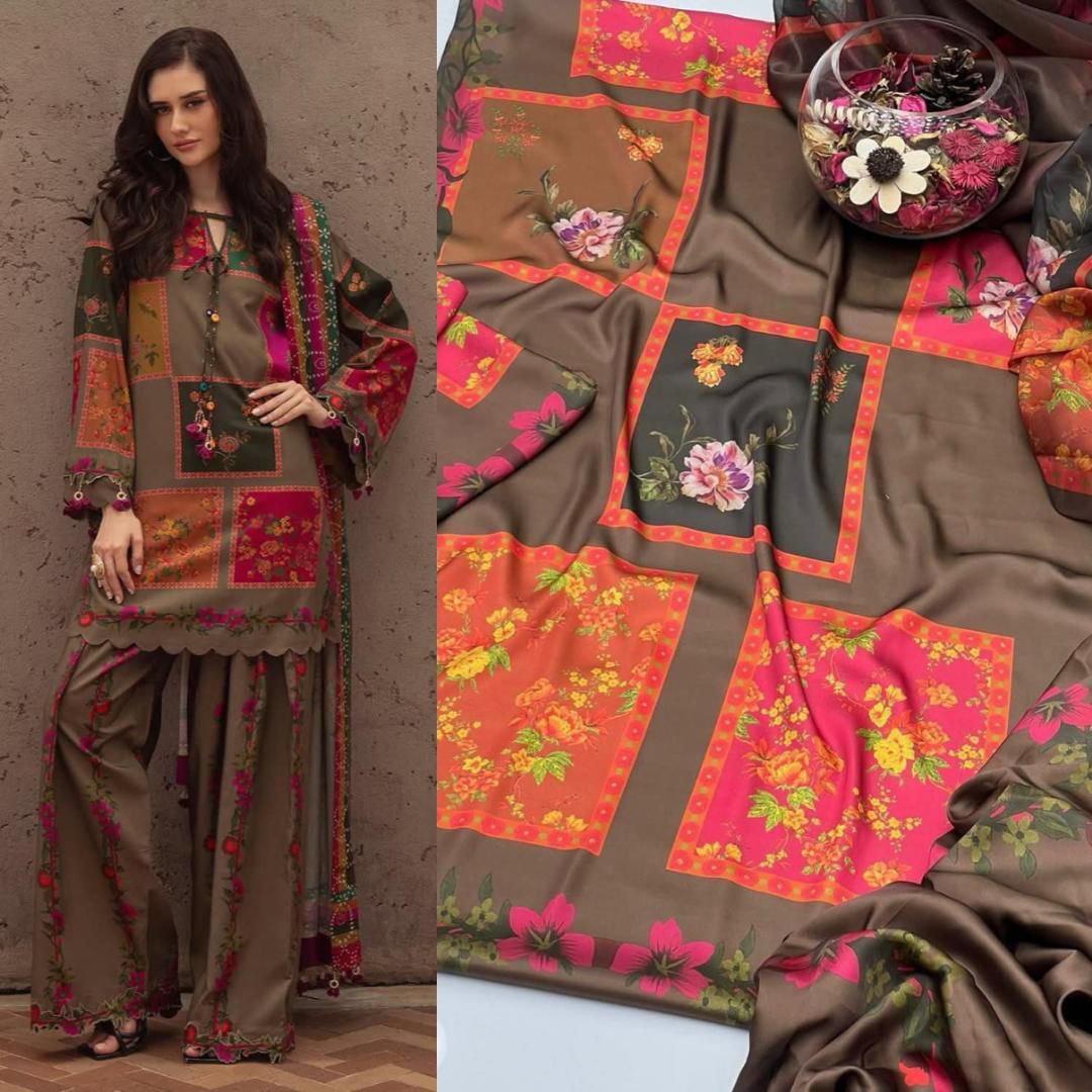 CHARIZMA, LAWN shirt, trouser and Duppata 3PCS