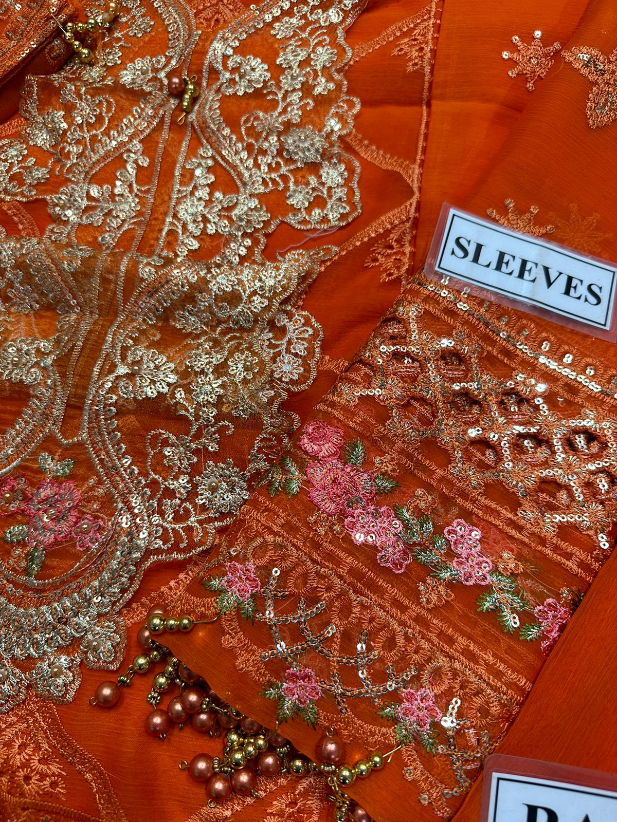 Maria B.CHIFFON Suit With MALAI Trouser
