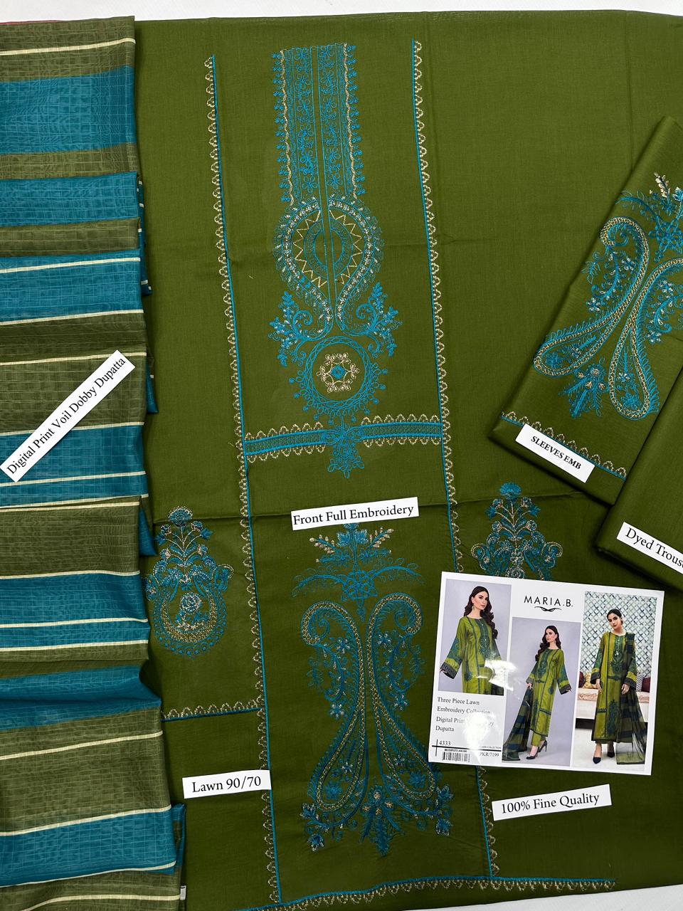 Maria B* *Lawn* Fabrics 3pc!!
💯 Guaranteed stuff