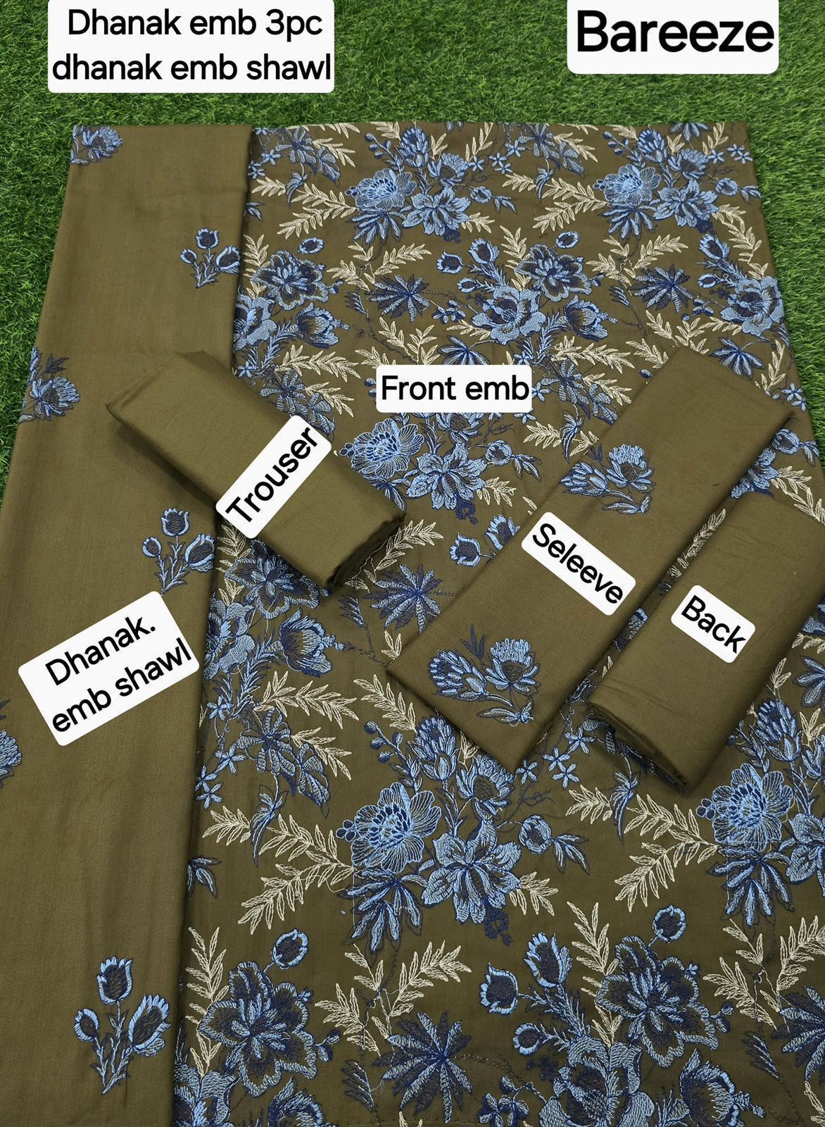 Breezè, Ladies winter collection Embroidered 9 colors