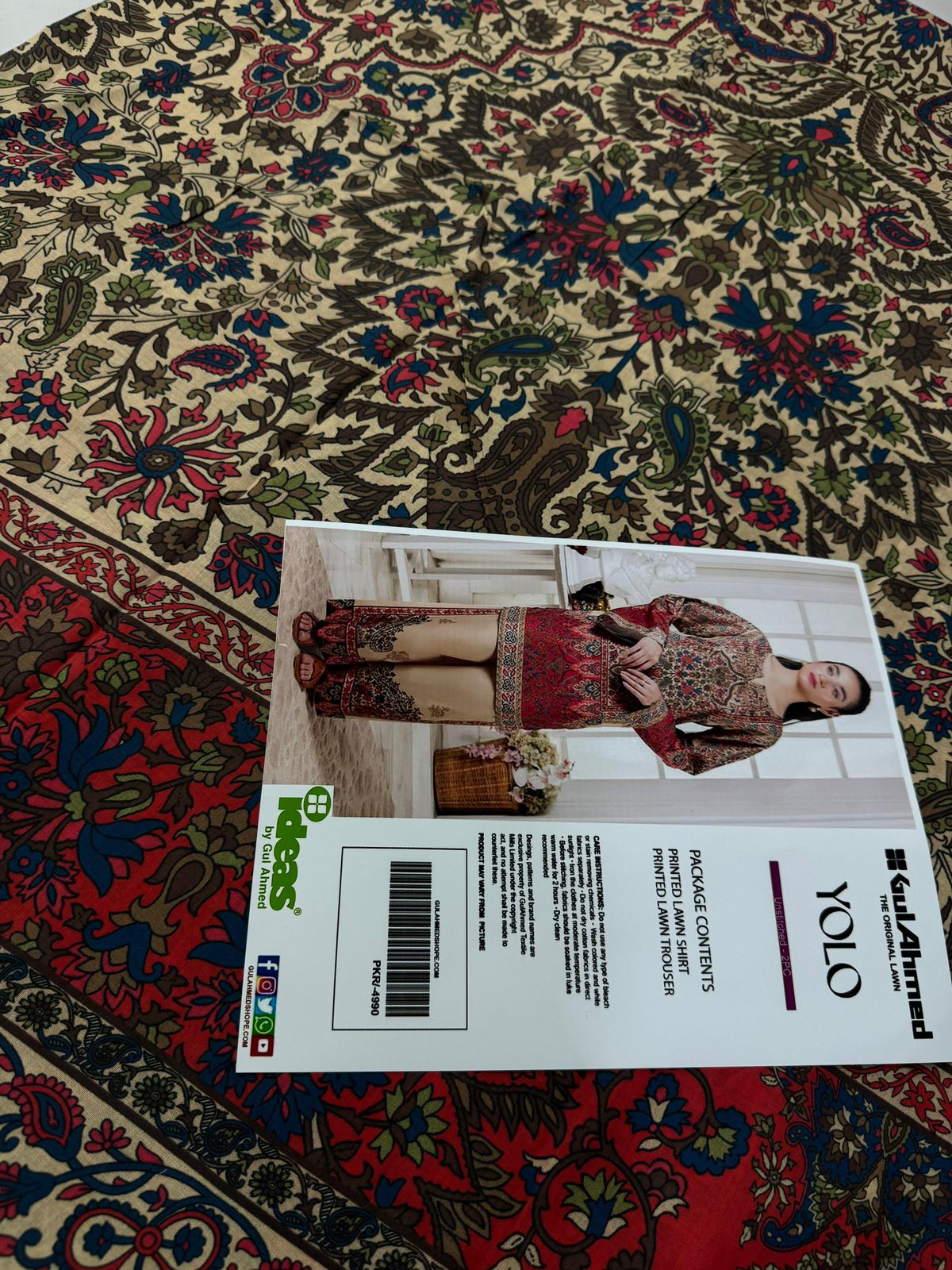 GUL-AHMAD YOLO TWO PC CO-ORD SET