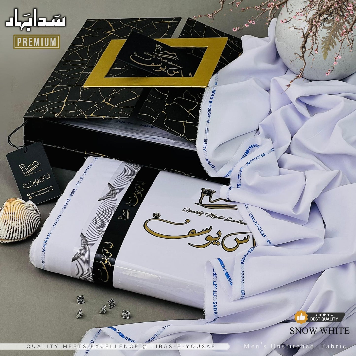 Libas-E-Yousaf® SADA BAHAR
Premium Dress, cool, airy and weight less feel