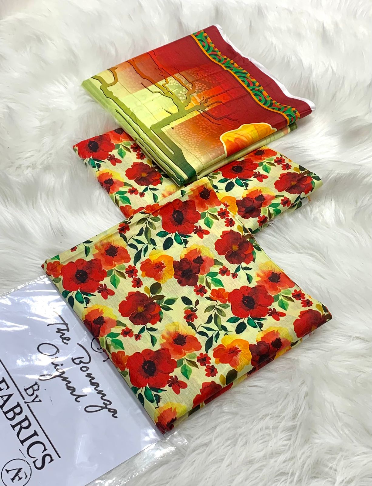 Bonanza, digital printed soft lawn