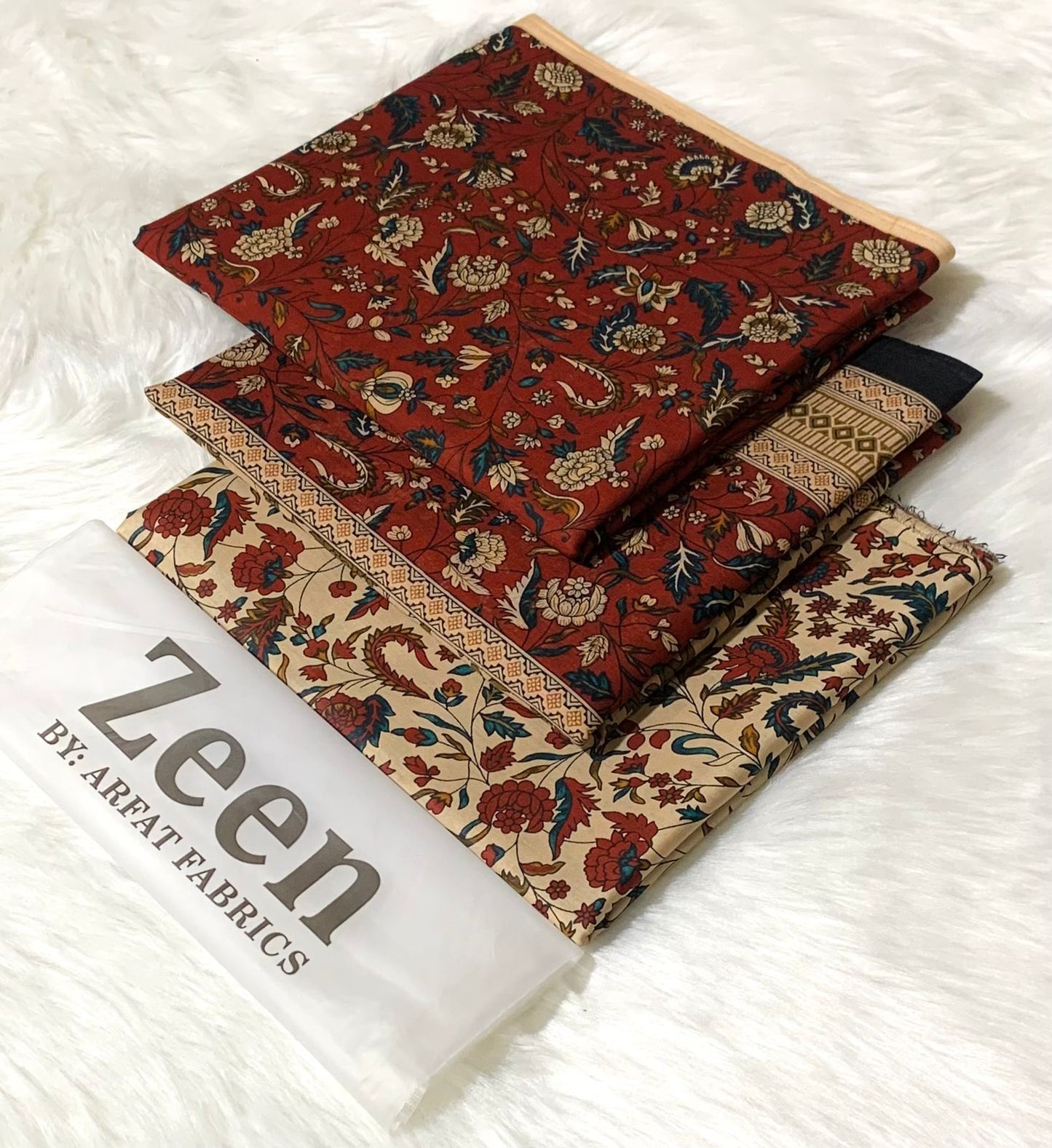 Zeen LAWN 3PC PRINTED LAWN* SHIRT & DUPATA, 50 colours and designs