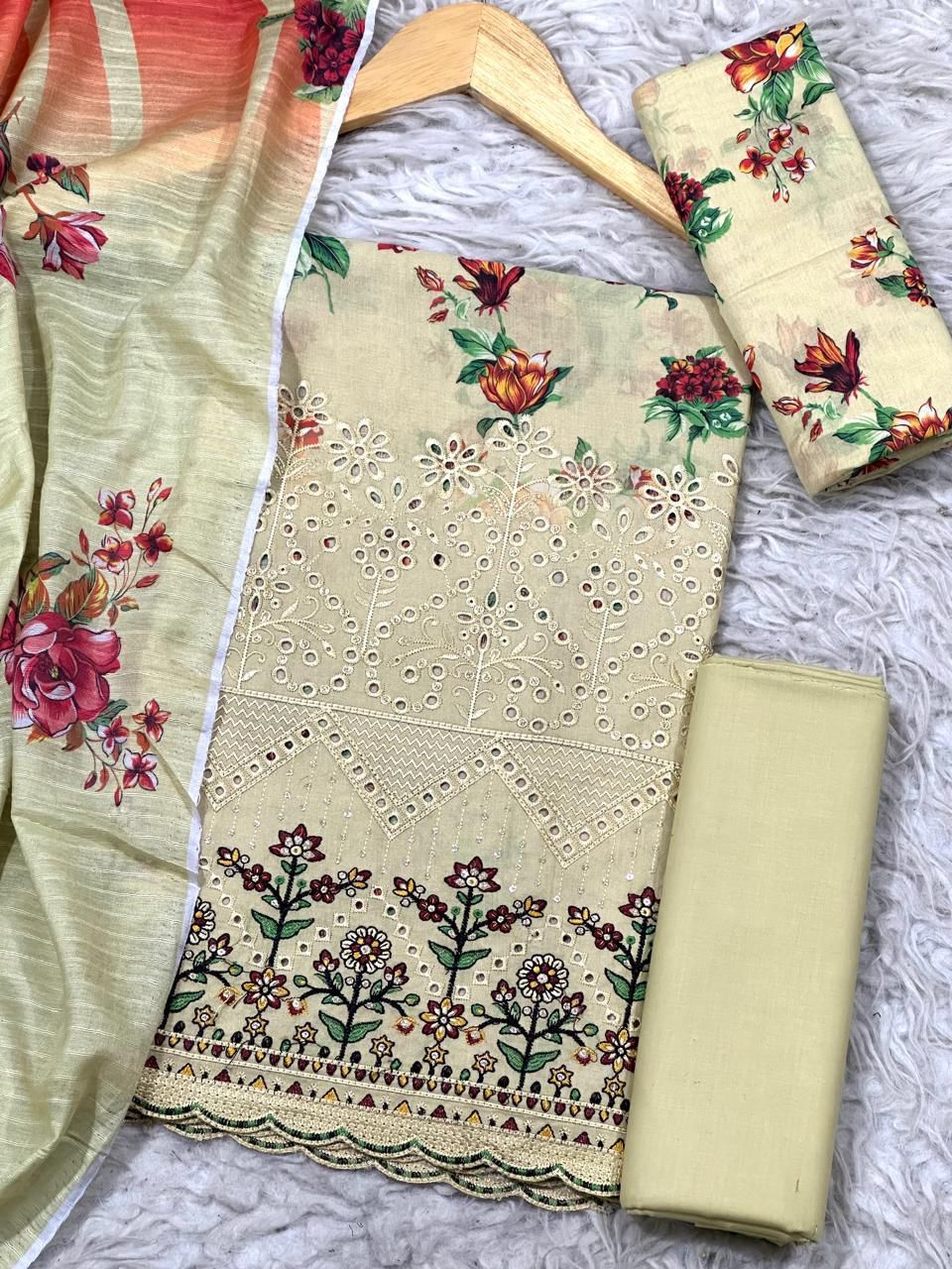 SUMMER COLLECTION 2026 (50% discount)**FABRIC LAWN*3pc*