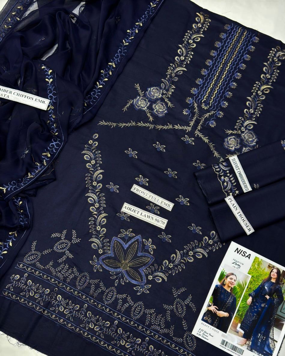 DANANEER”SUMMER LAWN EDITION 2026”LAWN 3pc Quality (90/70)