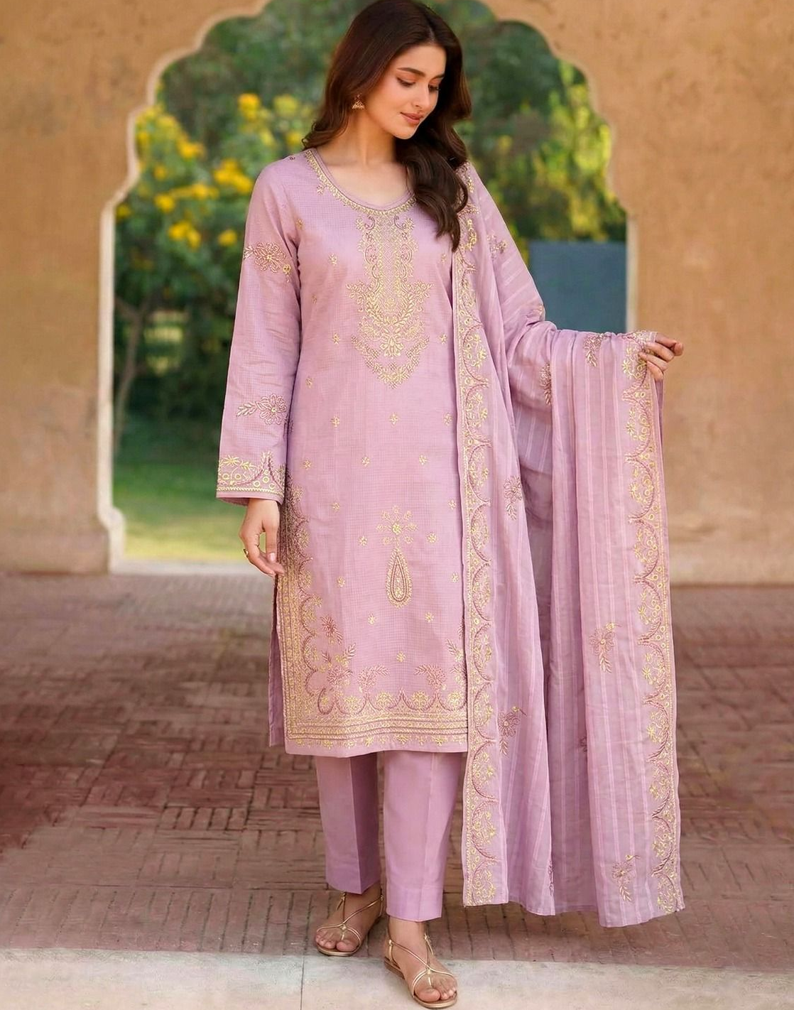 Khaddi pure lawn