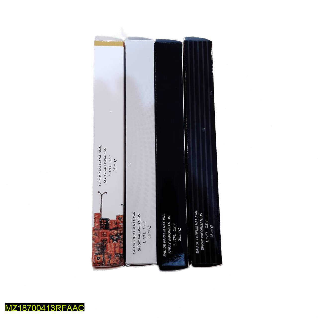 Men's pocket perfume long lasting pack of 4