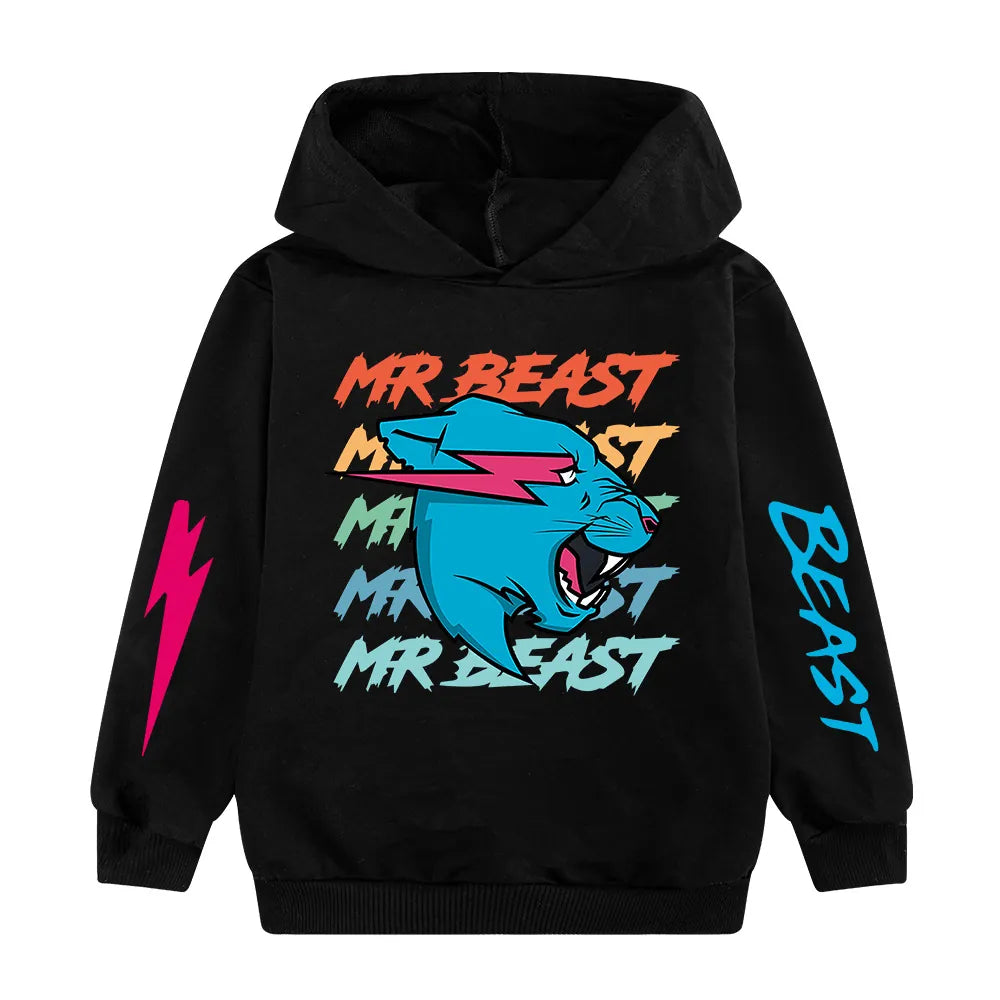 Cross-border hot supply MR BEAST children's hoodie sweater