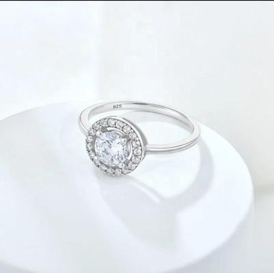 Zircon Diamond Ring