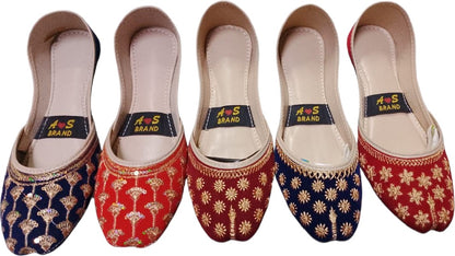 Ladies Khusa for festival (pack of six sizes)