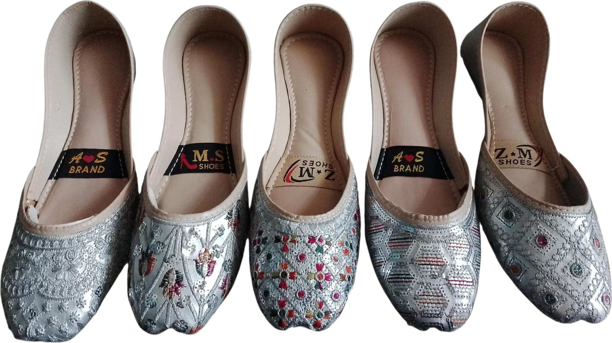 Ladies Khusa for festival (pack of six sizes)
