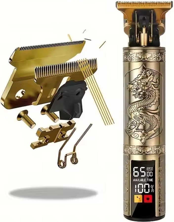 Professional hair trimmer kit, rechargeable for men beared