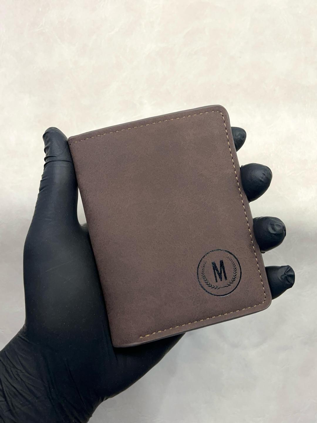 Leather wallet.