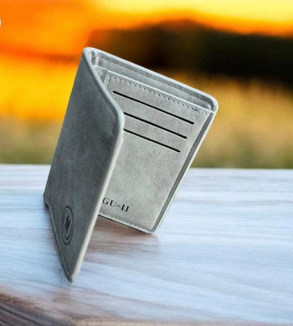 Leather wallet.