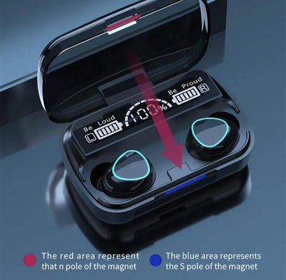Long lasting battery with fast charge AIRBUDS.