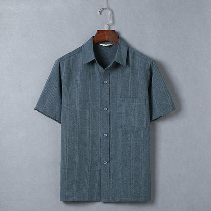 Summer old dad clothes Middle age Men's T shirt