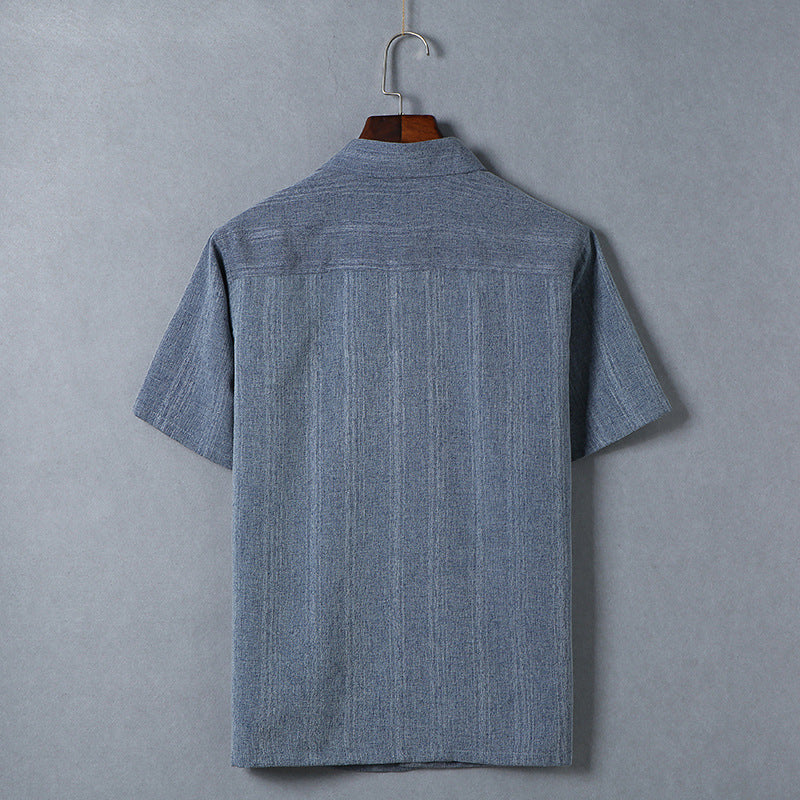 Summer old dad clothes Middle age Men's T shirt