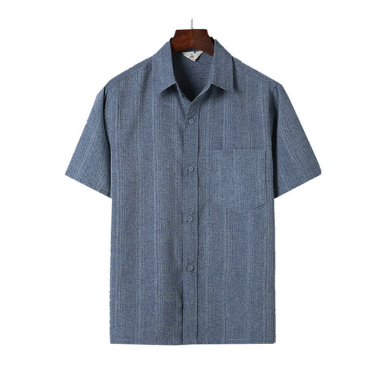 Summer old dad clothes Middle age Men's T shirt