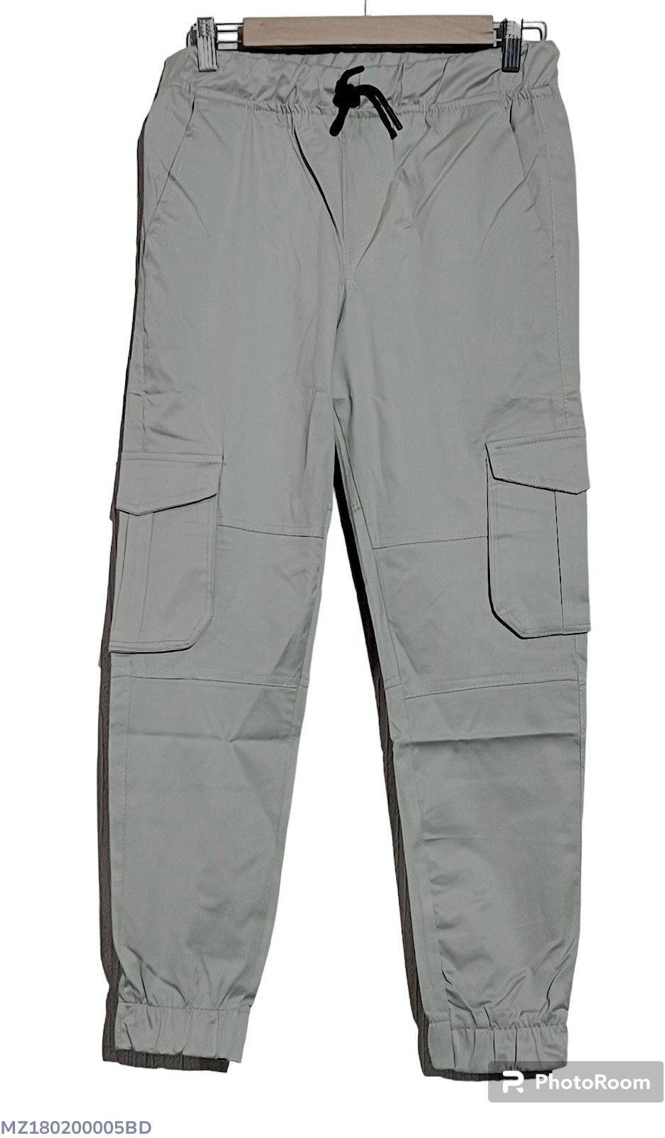 Men's cotton plain Cargo pents