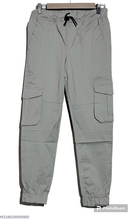 Men's cotton plain Cargo pents