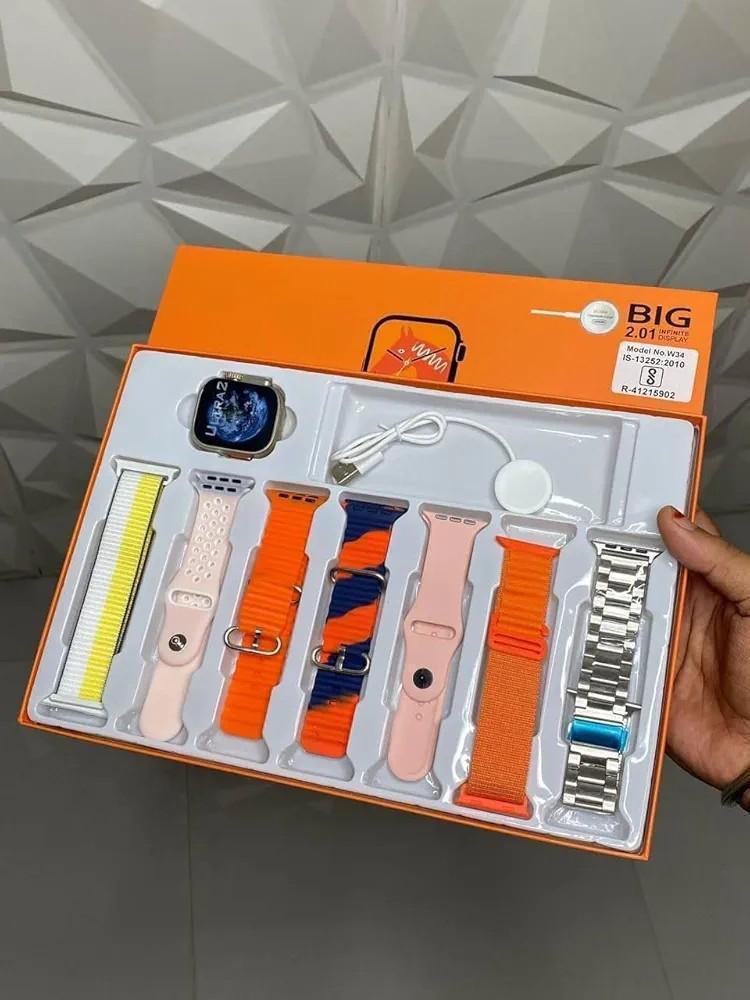 Multicolor smart watch with long battery life