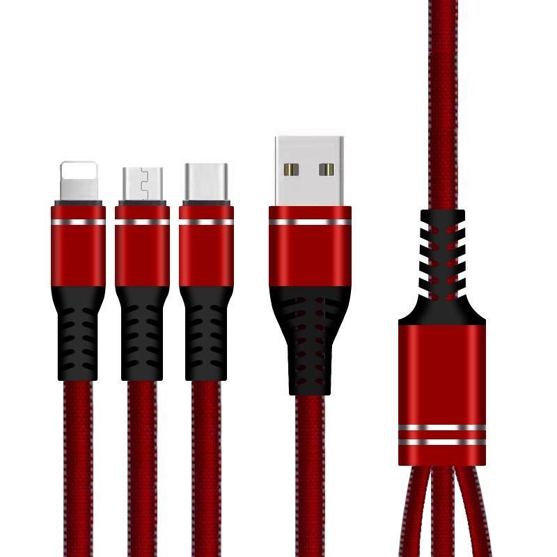 3 in 1 mobile charging cables.