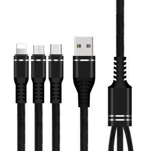 3 in 1 mobile charging cables.