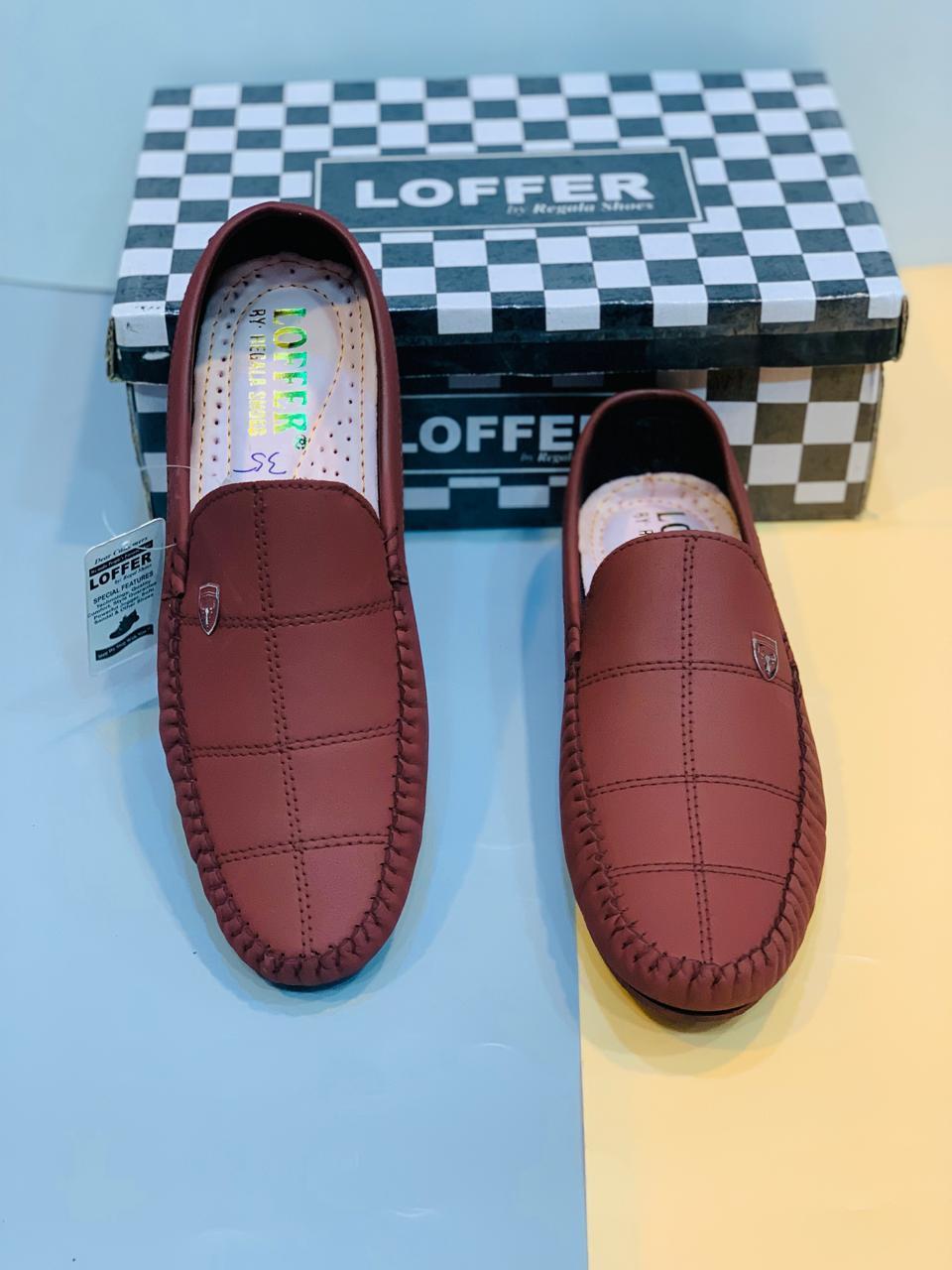 Men's REXINE CASUAL LOAFERS.