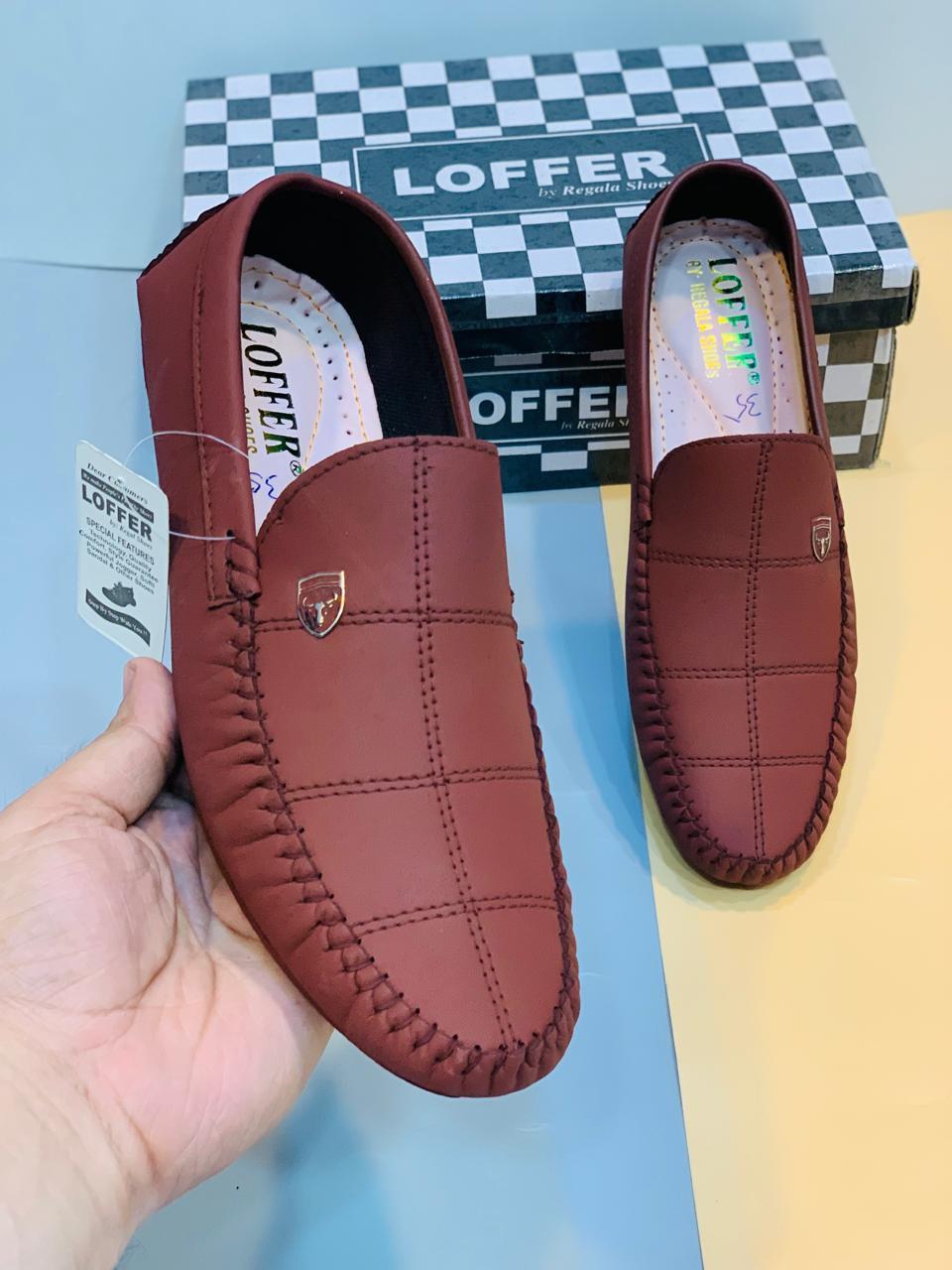 Men's REXINE CASUAL LOAFERS.