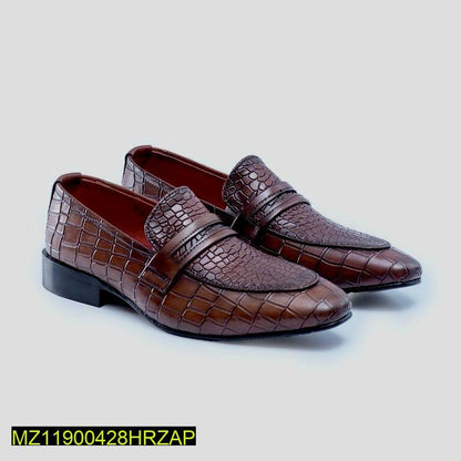 Men's synthetic formal leather shoes