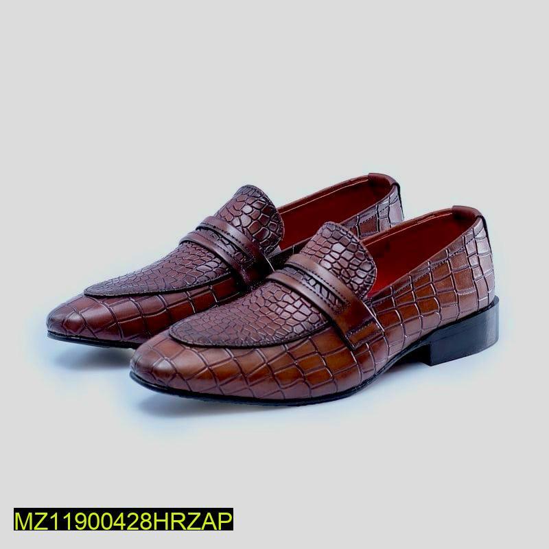 Men's synthetic formal leather shoes