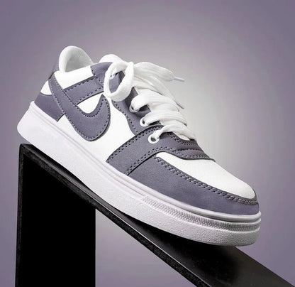 Men's rexine Fancy Sneakers (Jrd-Grey)