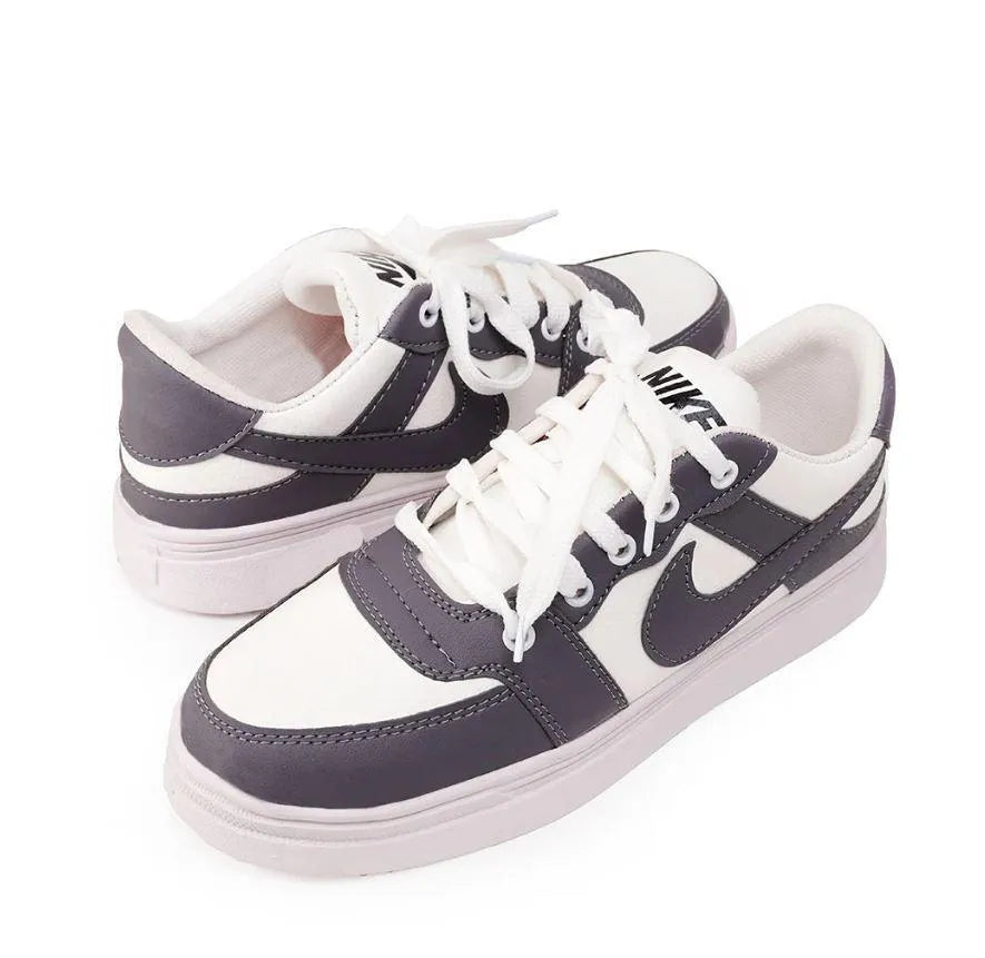 Men's rexine Fancy Sneakers (Jrd-Grey)