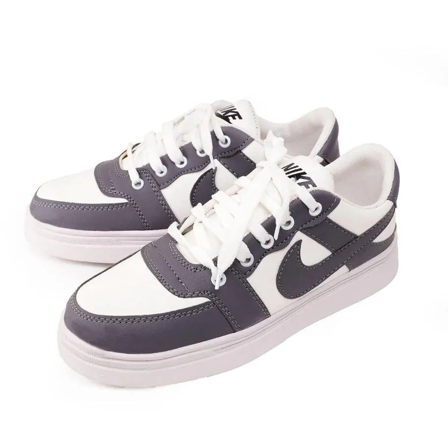 Men's rexine Fancy Sneakers (Jrd-Grey)