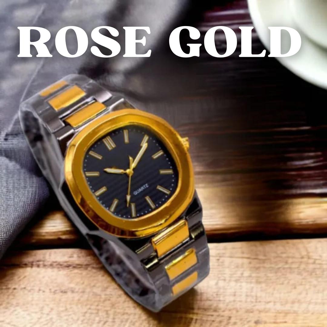 Men's Quartz chain strap watch - Water resistant